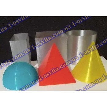 Набір для навчання "Об'ємні тіла" Набір для навчання "Об'ємні тіла"
