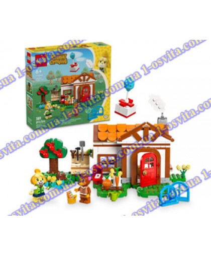 Конструктор LEGO Animal Crossing Візит у гості до Isabelle 389 деталей 