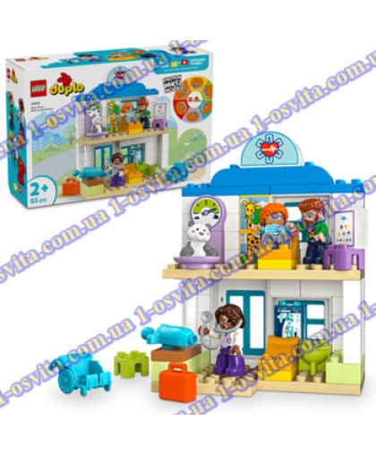 Конструктор LEGO DUPLO Town Уперше: візит до лікаря 65 деталей