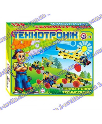 Конструктор "Технотронік ТехноК" з гайками і гвинтами (139 деталей) Конструктор "Технотронік ТехноК" з гайками і гвинтами (139 деталей)